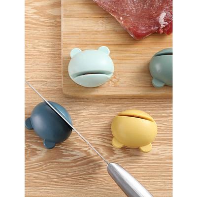 Cartoon Frog Sharpening Stone, Quick Kitchen Knife Sharpener, Knife & Scissor Sharpening Tool, Handy Kitchen Tool. Manual Tool
