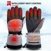 Încălzire electrică Mănuși de schi cu snowmobilul Mănuși de zăpadă Rezistent la vânt Impermeabil Bărbați Femei