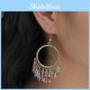 Ethnic Alloy Modern Jewelry With Geometric Shape And Crystals Embellished