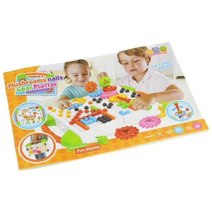 Building Blocks Screwdriver Mosaic Screws Suitcase Creative Set