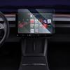 For Tesla New Model Y Juniper 2025 Launch Model 3 Highland 2024 Tempered Glass Screen Protecor Full Covered Soft Black Frame