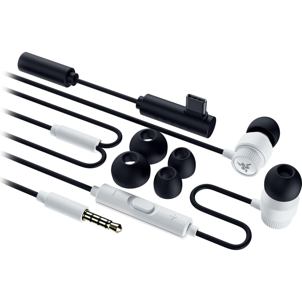 Razer Hammerhead V3 Wired Gaming Universal Headphones with Large Dynamic 11mm Audio Custom USB DAC Compatible with and TPE Cable Japanese Distributor