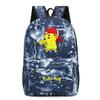 Pokemon Backpack Anime School Bag Pikachu Double Shoulder Bag Game Merchandise for Boys Girls Yellow