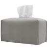 Tissue Box Cover Square Decorative PU Leather Holder Modern Tissue Case Facial Paper Organizer Dispenser For Bathroom Countertop