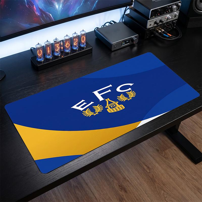 Tappetino per Mouse Grande Stampa Calcio Everton, Tappetino Esteso Antiscivolo per Scrivania da Gioco per Ufficio Casa