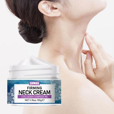 50g Mały Biały Słoiczek Ujędrniający Krem do Szyi Gładka Delikatna Promienna i Przezroczysta Szybko Wchłaniana przez Skórę Serum Przeciwstarzeniowe z Retinolem