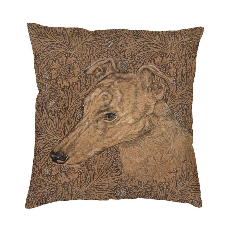 Husă de pernă de lux Gustav Klimt Greyhound Dog Art Husă de pernă Whippet Sihhound Dog Husă de pernă pentru canapea mașină pătrată husă de pernă Decor