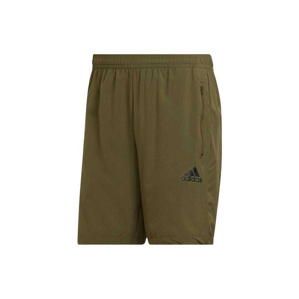 Adidas Casual Shorts Men's Dark Olive Green Thin HC6856