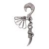 Stylish Zinc Alloy Claw Necklace Trendy Hip Hop Jewelry Lightweight Comfortable Unisex Pendant For Daily Wear And Parties