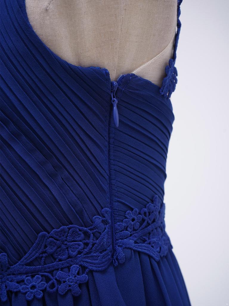 Flower Girls Dress Girls Ball Gown Long Dress One Shoulder Chiffon Junior Bridesmaid Wedding Eveving Party Dress