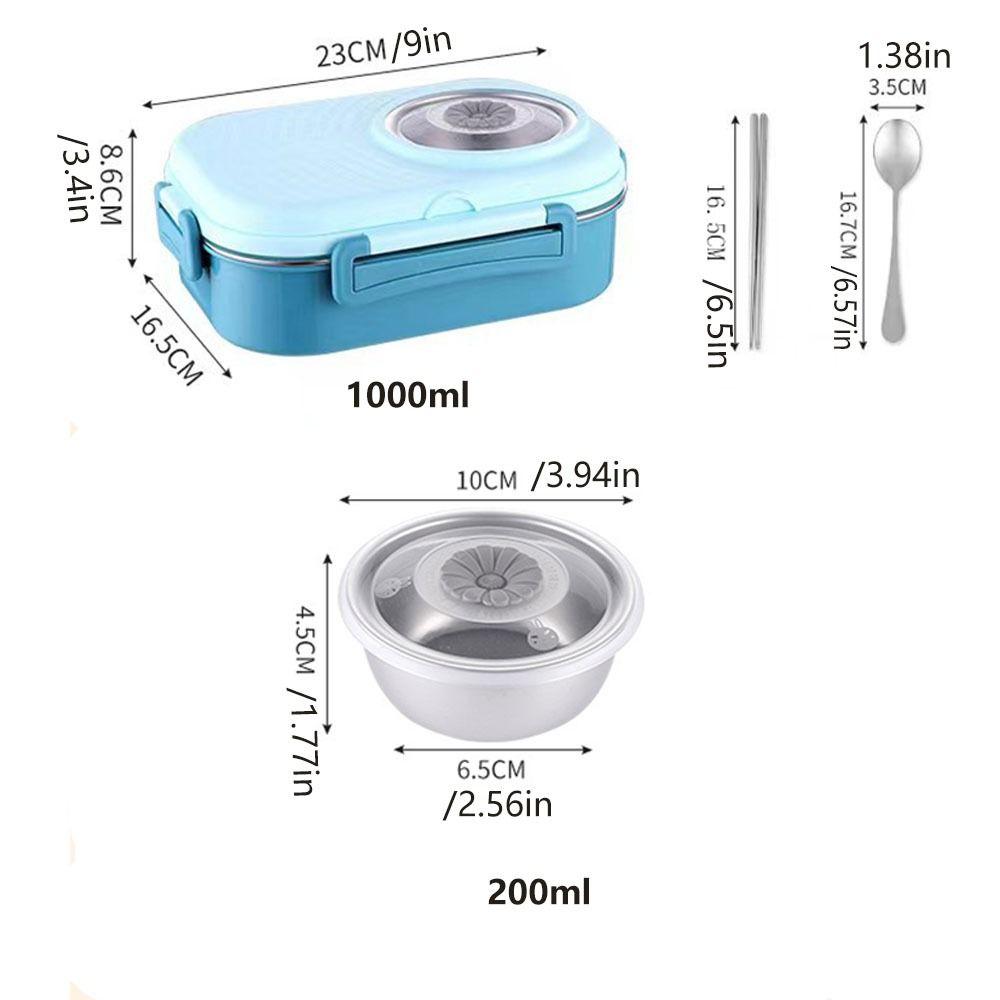 Sealed Thermal Lunch Box Leak-proof Food Container Multipurpose Fresh-keeping Box  Camping