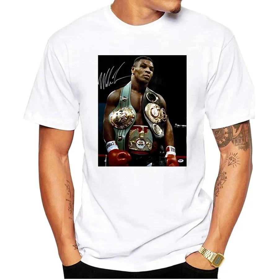 T Shirt for Summer Shirt Mike Tyson Boxing Retro Boxing T-shirt Funny Retro Summer T-shirts Gift Clothing Ropa Hombre