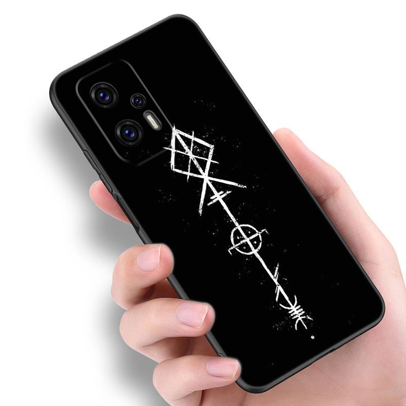 Viking Vegvisir Logo Telefonfodral För Xiaomi POCO F2 F3 M2 M3 M4 X3 X4 Pro NFC F4 GT 5G F1 X2 C3 C31 C40 M5S Mjuk TPU Svart skal