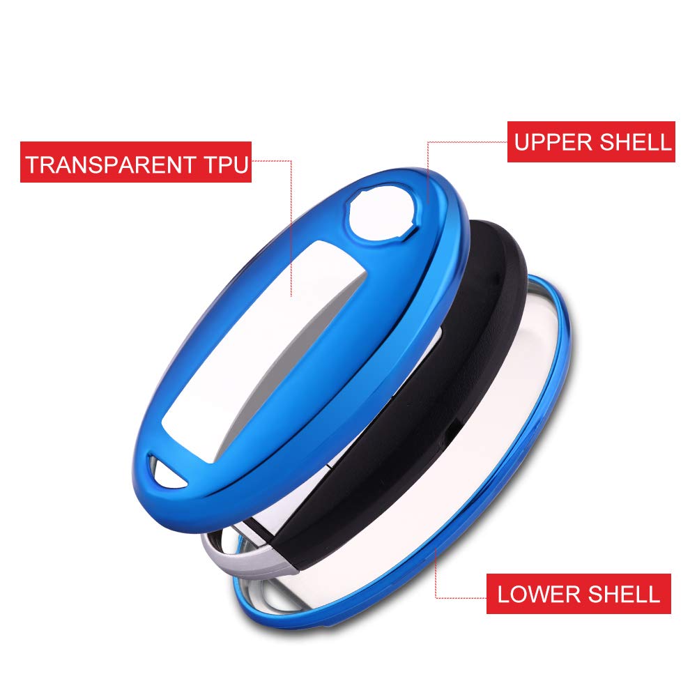 Nissan Infinity Key Case, Compatible with Days, Serena, X-trail, Elgrand, Skyline, Notebook, Cube, Juke