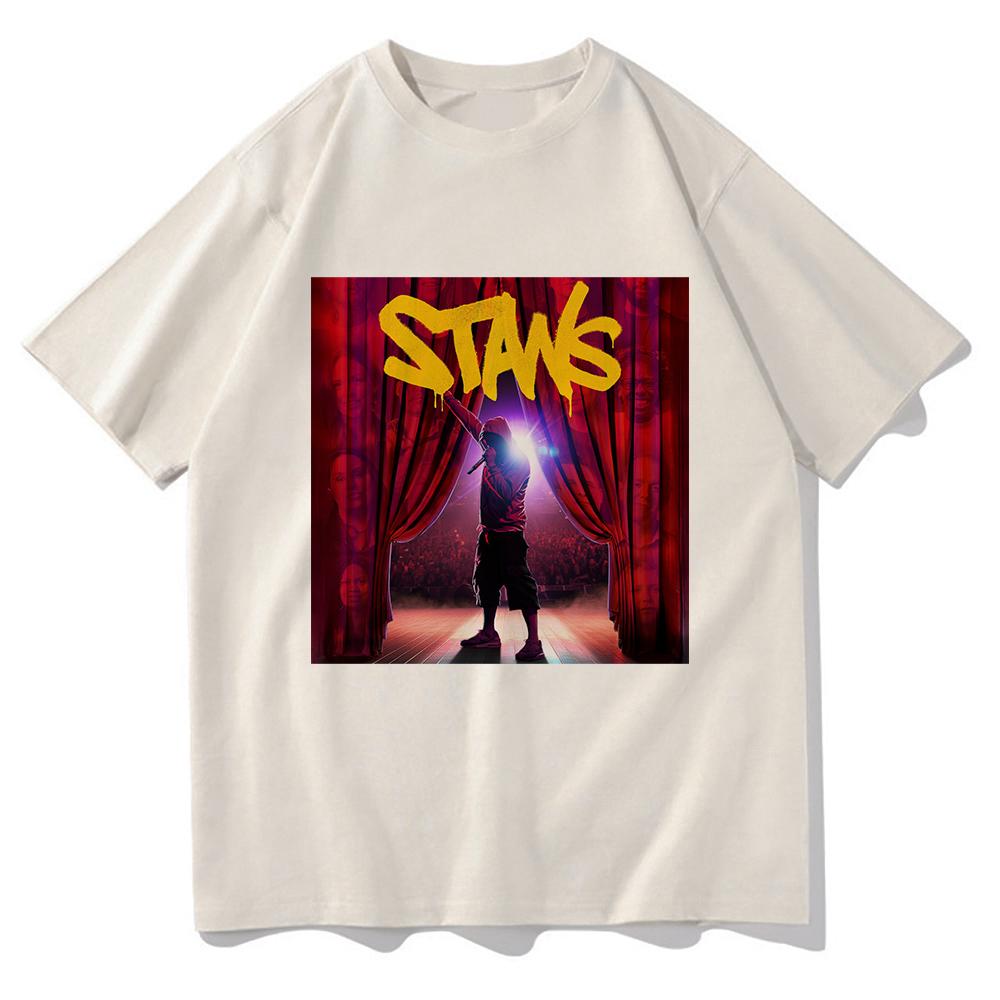 Eminem STANS T-Shirt Fahsion Retro Herren-/Damenbekleidung für Liebhabergeschenke Vintage Sommer Baumwolle Grafik Hochwertige T-Shirts Tops