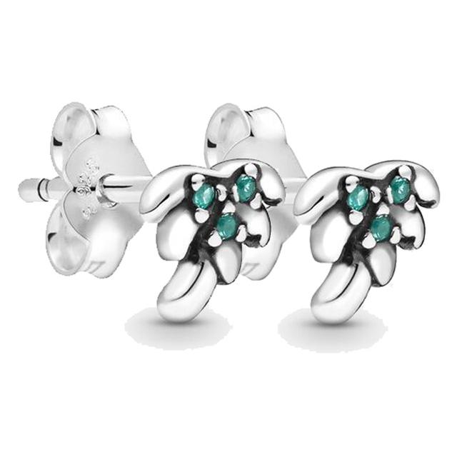 New 925 Sterling Silver Fashion Earring My Moon Turtle Smile Powerful Light Cactus Me Collection Earring For Women Jewelry Gift