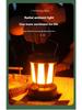 Portable Solar Camping Lantern LED Cold and Warm Dimming 3 Lighting Modes Camp Light Outdoor Hiking Climbing Camping Tent Lamp