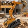 Mini RC Excavator, 1 64 Scale 2.4GHz Mini Remote Control Alloy Construction Vehicle, App Controlled Excavator Model
