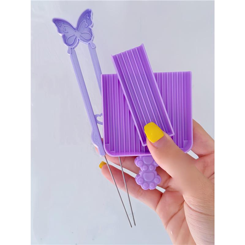 Professional Pastry Tool Set: Bead Tweezers, Puzzle Spatula, Needle Pen, and Bead Roller