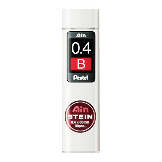 Pentel Ain STEIN Mechanical Pencil Lead, 0.4mm, B, C274-B, High Strength, Fine Lines