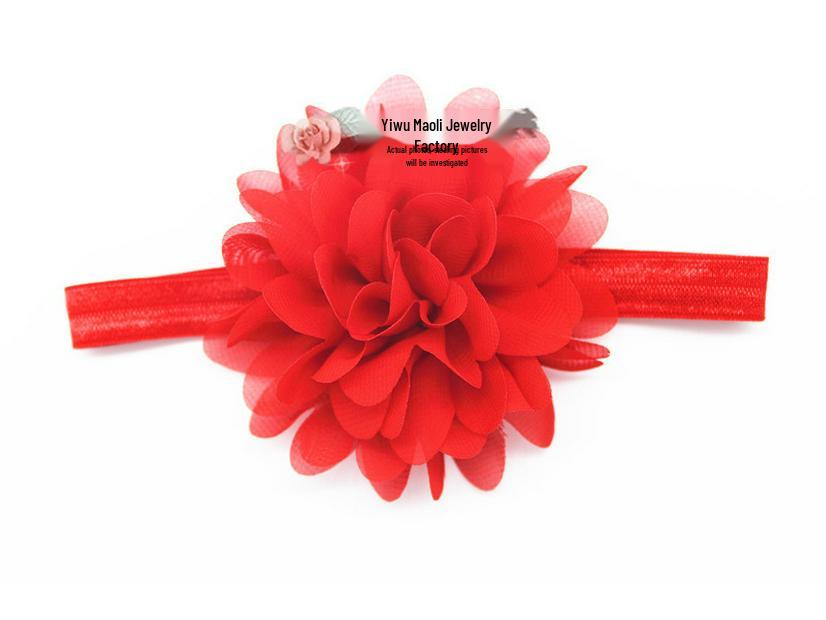 Chiffon Flower Headband for Babies and Toddlers: Stylish European & American Design