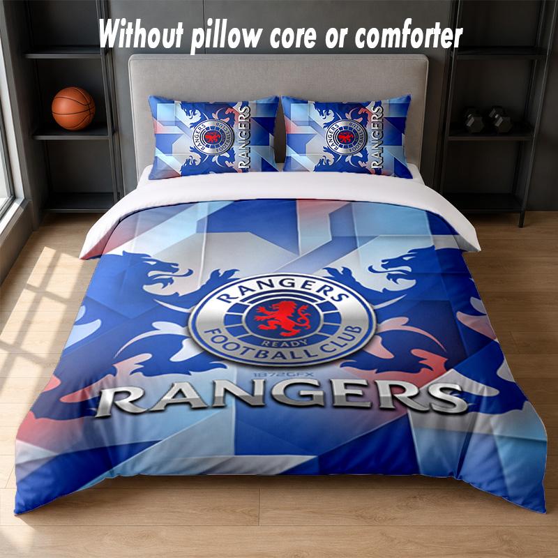 Set Biancheria da Letto Design Rangers FC 1 Copripiumino + 2 Federe Morbido Traspirante Biancheria da Letto per la Casa