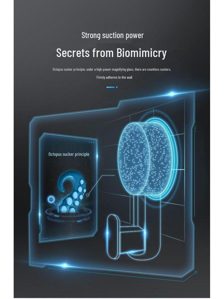 Tali Doppelschichtige Wandmontierte Seifenschale mit Saugknopf und Abnehmbarem Ablagegestell