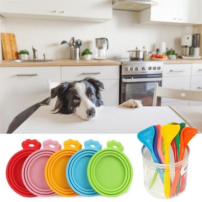 Food Canning Lids Pet Canning Lids Kitchen Silicone Sealing Sealing 3-in-1 Cling Canning Lids L U1H2