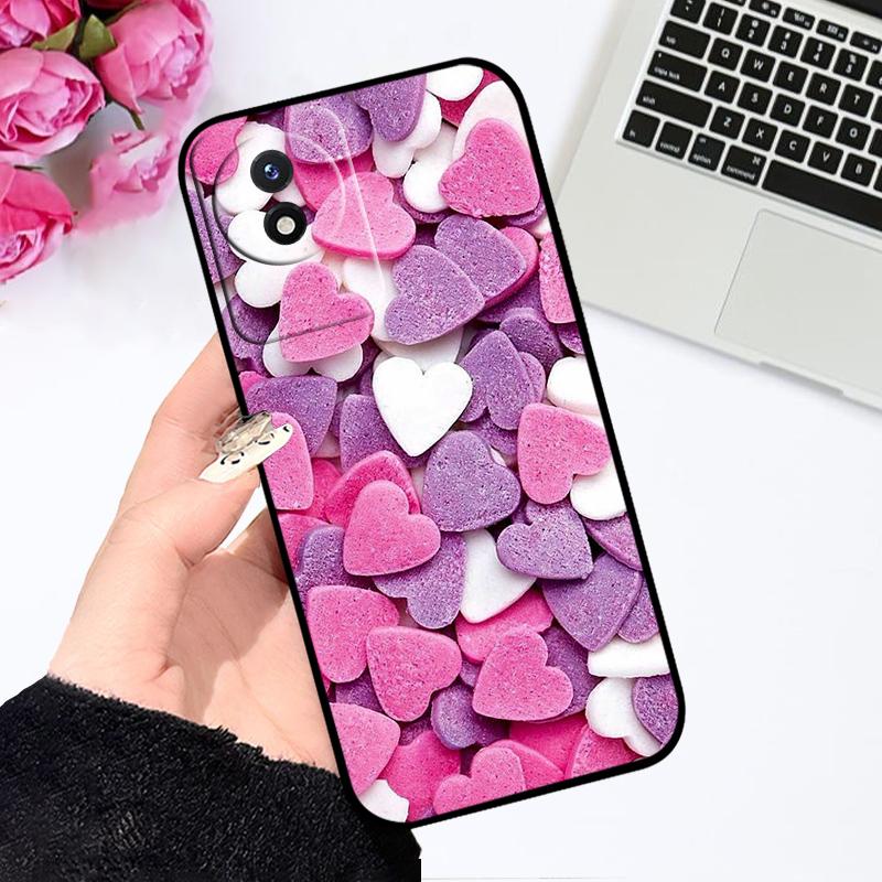For Vivo Y02 4G Cases Y02A Y02t Y02s Color Printing Silicone TPU Phone Cover For VIVO Y11 2023 4G Bumper V2236A Coque Fundas