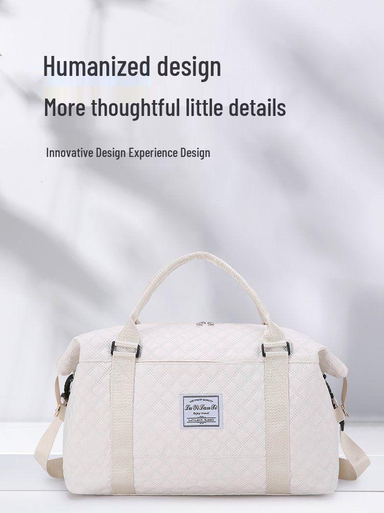 Large Capacity Lightweight Handheld Travel Bag for Fitness, Business, or Maternity, Fits On Trolley Case