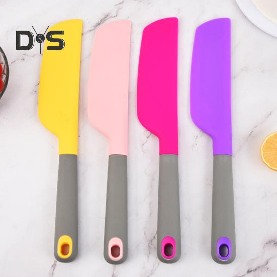 Silicone Scraper Spatula for Baking Cooking Food Grade Cream Mixer Butter Blender Salad Stirrer Multifunctional Kitchen Tool for Home Bakery