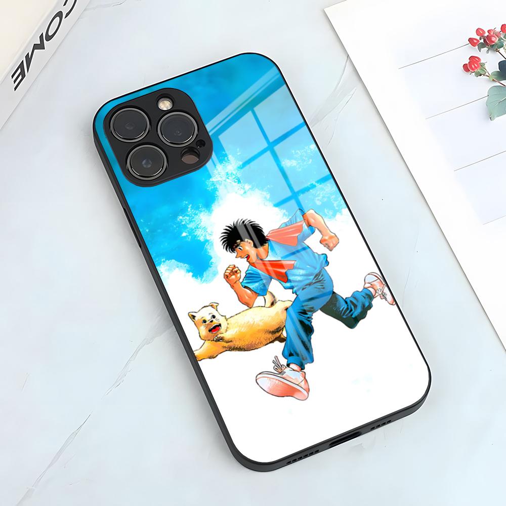 

Hajime No Ippo Cool Anime Phone Case For IPhone 17 Pro Max 15 Pro 16 14 Plus 12 13 Mini 11 Pro Shockproof Glass Cover iPhone12