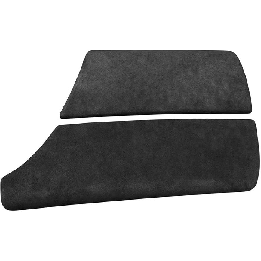 Алькантара + АБС Накладка на подлокотник центральной консоли Совместима с BMW 5-й серии F10 F18 2011-2017 (Черный Серый)