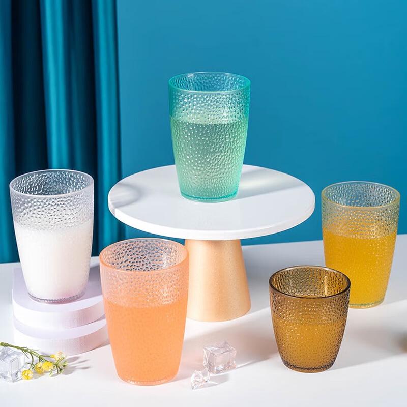 

Frosted Polka Dot Plastic Cups, 290ml - Set of 5