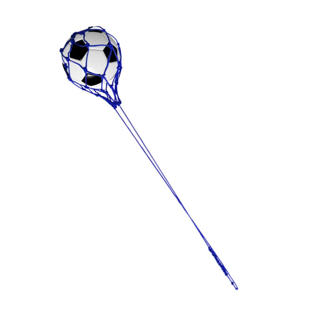 Football Kick Trainer Elastic Reinforced Nylon Folding Football Training Juggling Net for Kicking