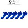 5 Pairs Man Sport Socks Professional Nylon Compression Sweat-Absorbing Quick-Drying Non-Slip Fitness Marathon Ankle Crew Socks