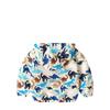 Children's Spring Boys Cartoon Jacket Dinosaur Zip Hoodie