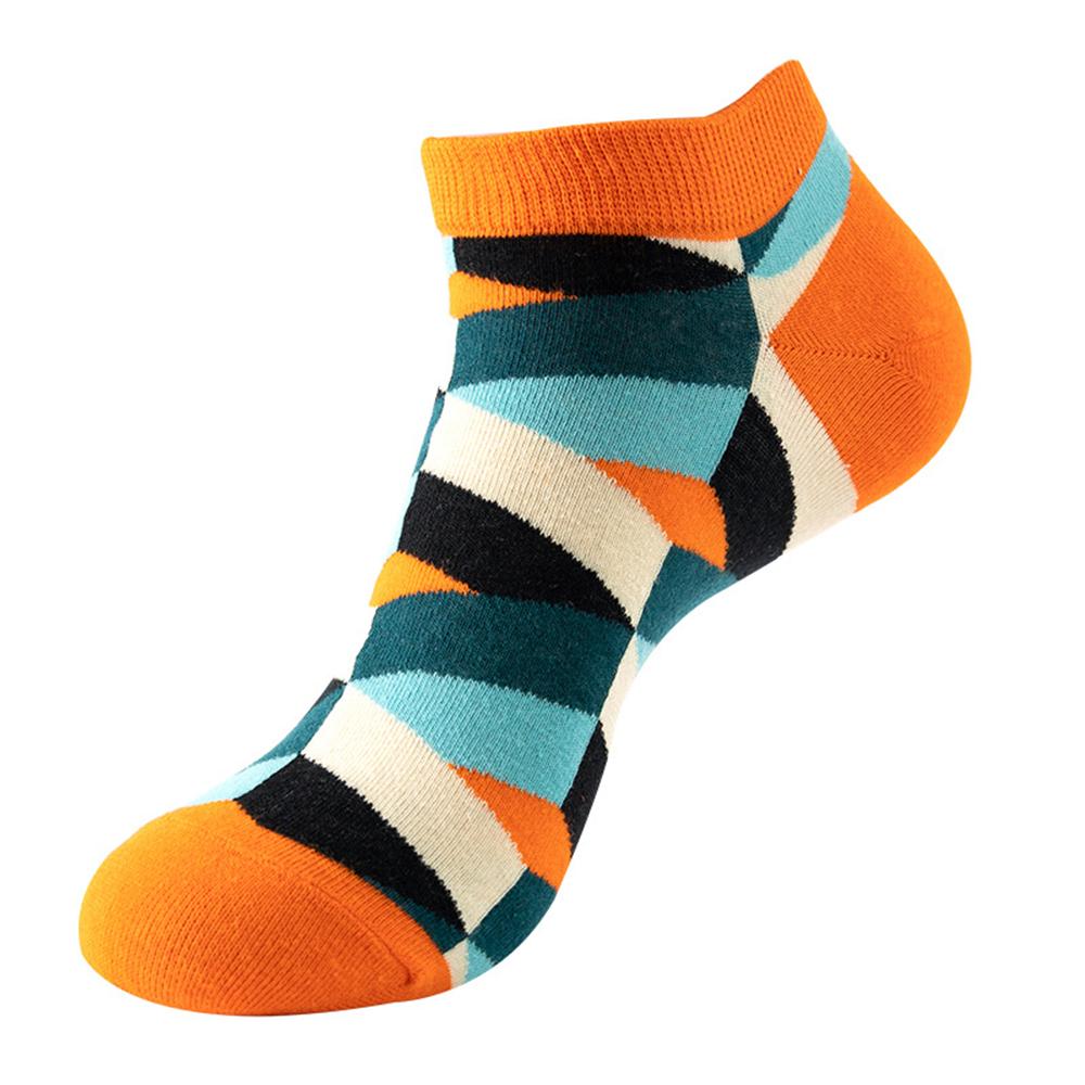 Fashion Funny Men's Hip Hop Harajuku Cartoon Cotton  Fruit Animal Beer Food Happy Casual Business Short Socks Gift Dropship