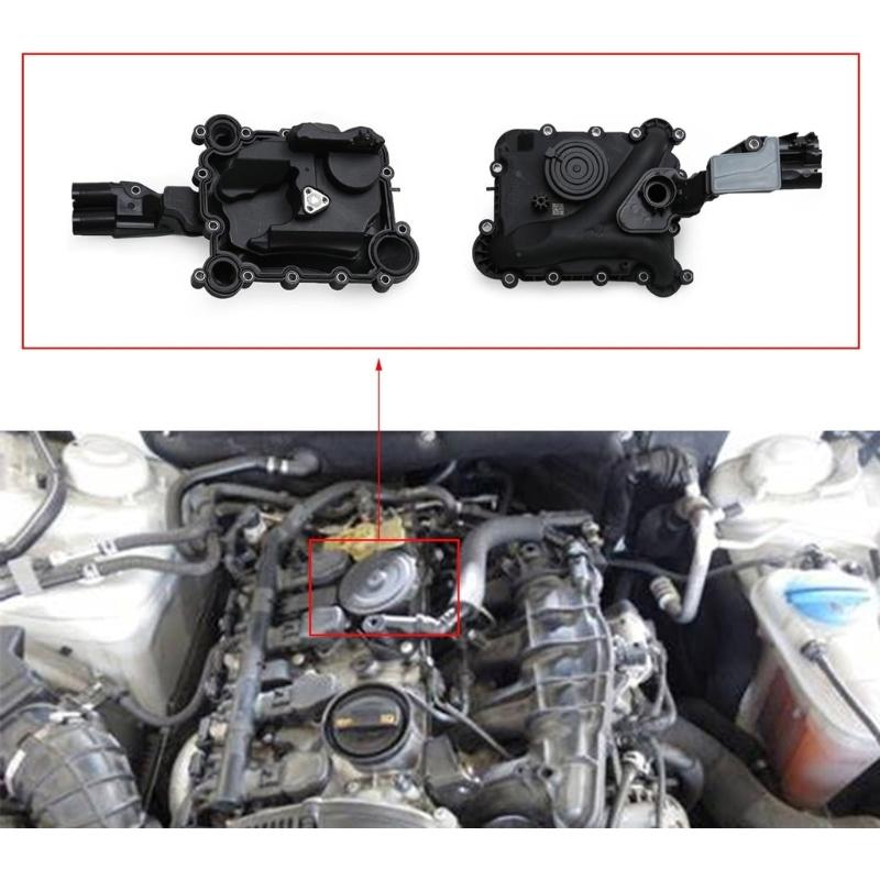 06E103547S 06E103547F 06E103547E Replacement Efficient Engine Crankcase Vent Valves Oil Separator 06E103547Q 06E103547H