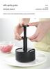 ABS Plastic Non-Stick Round Burger Patty Press - Manual Kitchen Tool