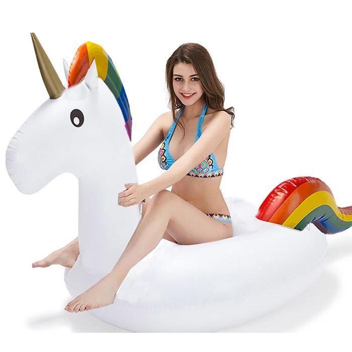 Inflatable Unicorn Float - GENERIC - Asymmetrical - For Pool - 150 Cm