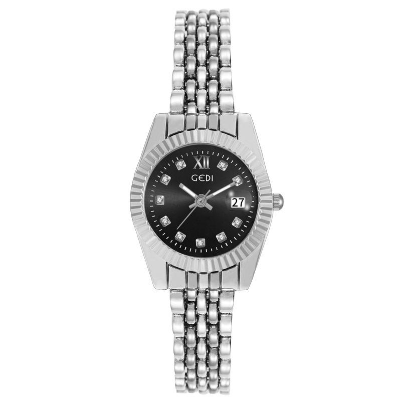 Premium Log Type Women'S Watch Light Luxury Niche Calendar Steel Belt Waterproof Watch Women'S Business Quartz Watch