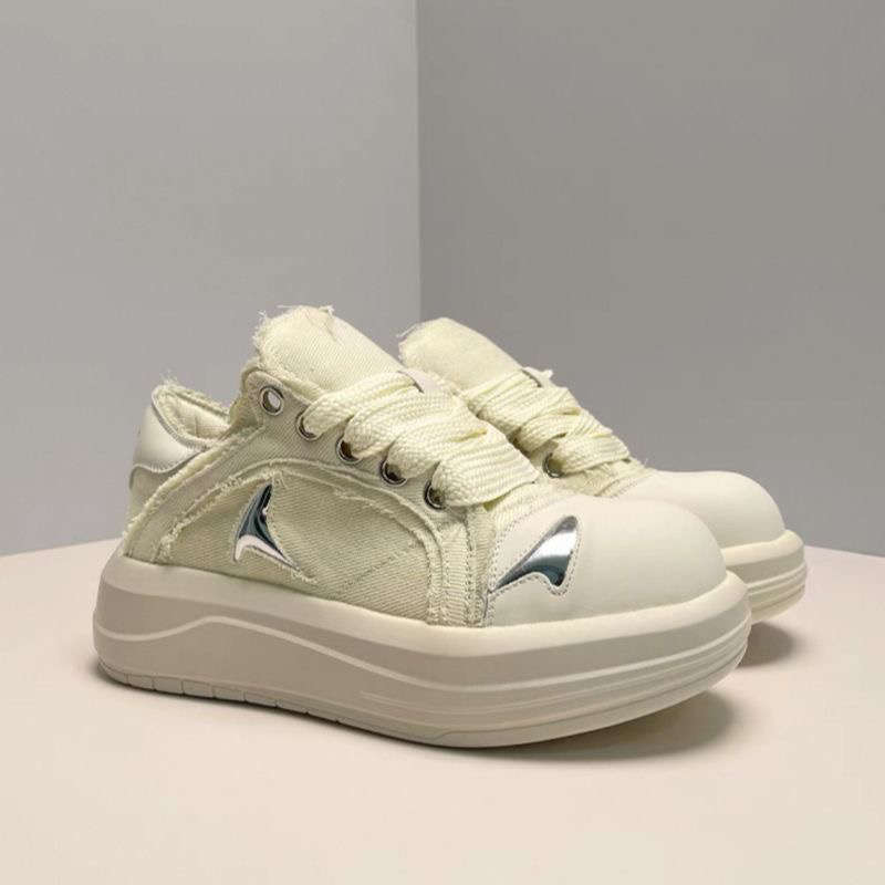 Su Taki Canvas Shoes Black Whale Smiley Shoes Couple Outdoor Casual Sports Shoes Women's Heightening Big Head Shoes Women's