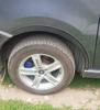 Накладки на арки (4 шт, черные) 1 боковая дверь, Пластик для Peugeot Partner Tepee 2008-2018 гг