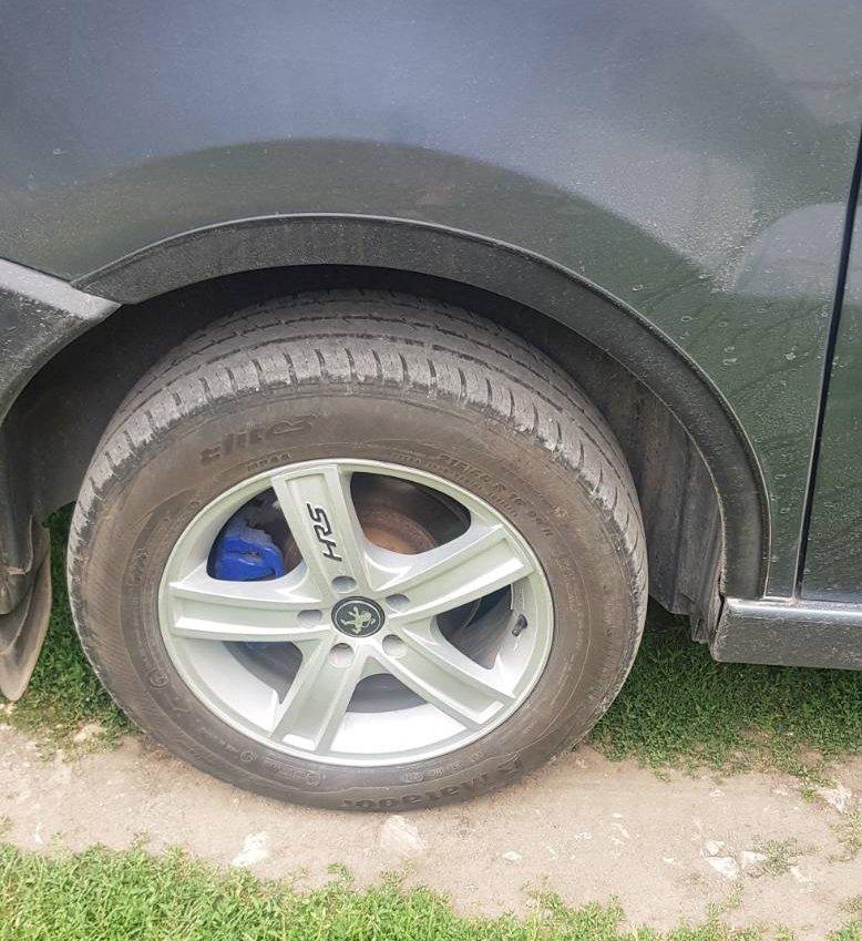 Накладки на арки (4 шт, черные) 1 боковая дверь, Пластик для Peugeot Partner Tepee 2008-2018 гг