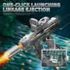 Simulation Shooting Flames Electric Water Gun Toys For Kids Automatic Water Pistol With Recoil Children Summer Outdoor Beach Toy