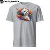 Colorful Maltese Dog Unisex T-Shirt | Vibrant Dog Design | Short Sleeve Tee