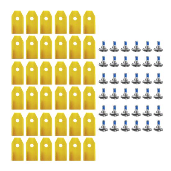 Yousheng 12/36 szt. Ostrze kosiarki do trawy dla Segway Navimow i105E i108E H500E-VF Heavy Duty Uniwersalne Ostrze do Kosiarki Robotycznej Akcesoria Zamienne