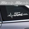 For Ford Focus Mk2 Mustang Ranger Fusion Mk4 Kuga Escape Shelby 2PC Sport Auto Vinyl Decals Car Side Window Sticker Center Cover Fr30