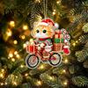Christmas Tree Pendant Cat with Hanging Rope, 2D Flat Acrylic Ornament for Xmas Holiday Home Decor Decoration, Cute Decor, Party Supplies Car